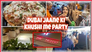 Dubai Jaane Ki Khushi me Party  Family vlog  Anaya family vlog [upl. by Ravilob]