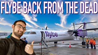 Flybe is Back Flybes first ever flights Birmingham  Belfast City  Glasgow International [upl. by Ehman]