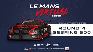 LIVE Le Mans Virtual Series Round 4  Sebring 500 [upl. by Ainehta359]