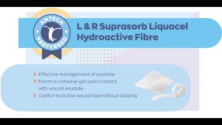 LampR Suprasorb Liquacel Hydroactive Fibre Dressing [upl. by Finley]