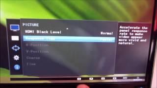 Samsung S24D390HL Menu System OSD [upl. by Naryk963]