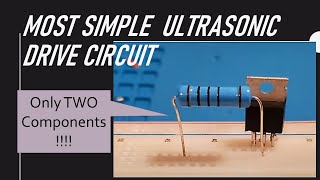 The most simple ultrasonic piezo driving circuit  Arduino friendly [upl. by Nad]