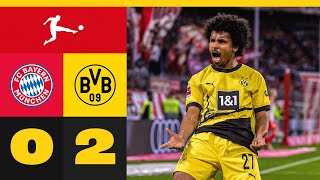 Bayern München vs Borussia Dortmund 02  DORTMUND SCHLÄGT DIE BAYERN  VERDIENT 😍😍  Das Fazit [upl. by Maya]