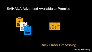 SAP S4HANA Advanced Available to Promise  Backorder Processing [upl. by Staten]