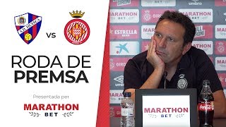 RDP dEusebio Sacristán prèvia al HUESCA  GIRONA 🎥  Girona FC [upl. by Farlay]