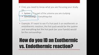 Endothermic vs Exothermic [upl. by Mercuri]