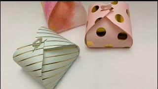 Origami gift boxHow to make origami gift boxDIY gift box [upl. by Sabanrab968]