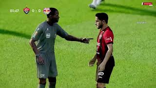 VITORIA X RB BRAGANTINO  GAMEPLAY PES 2021 [upl. by Eneluj]