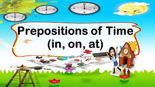 Prepositions of Time in on at  English Grammar  Teacher Beth Class TV [upl. by Tevlev903]