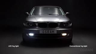 OSRAM LEDriving® FL fog lamps 67219CW H8H11H16 installation video in BMW 1 series [upl. by Ettenav]