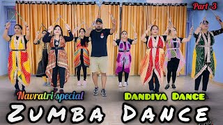 20 min Dandiya special Navratri Dance  Zumba dance workout Bollywood song for Beginners 2024💥 [upl. by Nyllewell331]