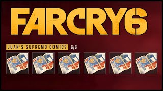 Juans Supremo Comics  All 6 Comic Issues Locations Hidden Histories  Far Cry 6 [upl. by Luis]