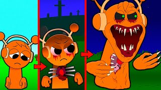 OREN ORANGE BECAME PHASE 3 MONSTER SAD STORY INCREDIBOX SPRUNKI Cartoon Animation [upl. by Queridas]