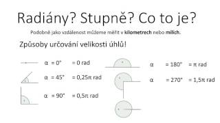 Jak na kalkulačku 3 Sin cos tan  Stupně × radiány [upl. by Ailis]