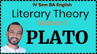 📚 Plato in Literary Criticism  PART 1  IV SEM BA ENGLISH  CALICUT UNIVERSITY 📚 [upl. by Anilegnave]