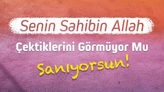 Senin sahibin Allah çektiklerini görmüyor mu sanıyorsun l Nureddin Yıldız [upl. by Haerr150]