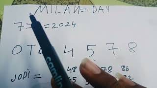 7112024 Milan day game Milan day game Satta Matka open to close single open single jodi single [upl. by Iorgo]