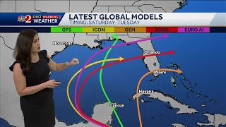 NHC says Florida should monitor Caribbean disturbance [upl. by Urbain]