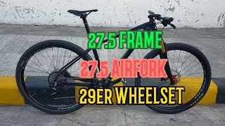 275 Airfork29er Wheelset in 275 Frame mtb brollvideo montage [upl. by Coffey]