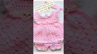 Crochet  como tejer vestido para niñas con gancho dress set crochetforbaby ganchillo shorts [upl. by Hotchkiss]