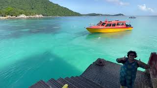 Perhentian Resort amp Coral View Island resorts Side by side  DJI Mavic Pro [upl. by Oiluig]