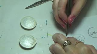 Jewelry making process Enamel making tutorial The whole process with explanations [upl. by Egres]