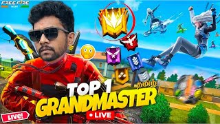 GIFT SEND BY GARENA  Road To 1k  GRANDMASTER RANK PUSH freefirelive tamilive narikoottam [upl. by Annovad]