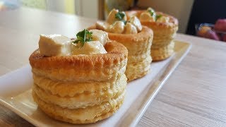 Poulet à la Moutarde  Vol au Vent Mustard Chicken Recipe [upl. by Alded]