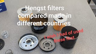 Hengst oil filters from different factories compared [upl. by Amero376]