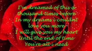 My Valentine Lyrics  Martina Mcbride [upl. by Eanert]