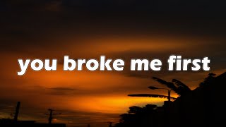 you broke me first Tate McRae  Conor Maynard Cover Lyrics 🎶  8D Audio [upl. by Hnoj]