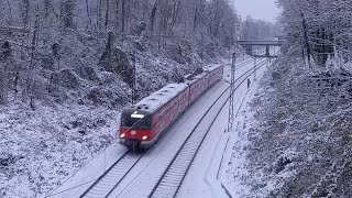 Bahnverkehr am Münchner Südring mit BR 52 Rheingold BR 420 SOB [upl. by Nahtanaoj]