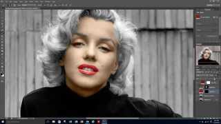 Photoshop Tutorial How to colorize black and white photos  Extended Tutorial [upl. by Ilario]