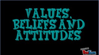 Values Beliefs and Attitudes Definitions [upl. by Loring]