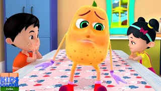 Aloo Kachaloo Beta  आलू कचलू बेटा  Hindi Nursery Rhymes For Kids  Gubbare Wala  Aloo Bola [upl. by Aggarwal]