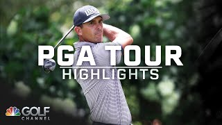 2024 Wyndham Championship Round 2  PGA Tour Highlights  Golf Channel [upl. by Ellebyam]