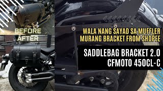 Saddlebag Bracket na MURA  CFMOTO CLC450 [upl. by Zoilla]