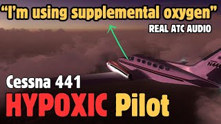 Fatigue Cessna Pilot became HYPOXIC midair  ATC saves Pilot’s Life [upl. by Aicercul515]