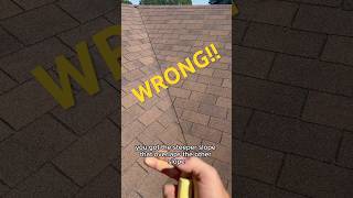 Roof valley done wrong roofing roofrepair educational roofingcontractor homeimprovement home [upl. by Aihtenak]