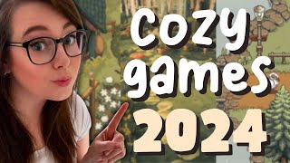 10 COZY Games I cannot wait to play in 2024  Nintendo Switch PC  Console [upl. by Eeluj]