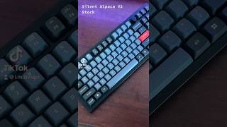 Silent Alpaca V2 Switches Stock vs Lubed [upl. by Araed]