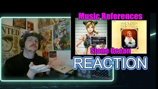 Every Music Reference in JoJo Stone Ocean REACTION [upl. by Naga]