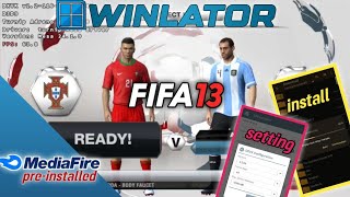 winlator frost 71 v3 install amp setting fifa13 [upl. by Enyawd946]