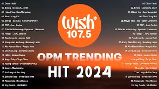 Dilaw Sining Blue 🎸 OPM Acoustic Love Songs 2024 Playlist🎸Best Of Wish 1075 Song With Lyrics [upl. by Ellesij]