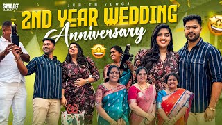 మా 2nd Year Wedding Anniversary Celebrations😍Vlog with Family✨అమ్మవారి గుడికి వెళ్ళాము🙏Juhith [upl. by Nodnyl]