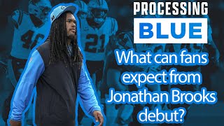 Processing Blue Jonathan Brooks is playing what can the Panthers expect from the rookie [upl. by Ryann]