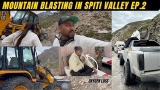 Mountain blasting in spiti valley 😰 mera oxygen level hogya low ❌ [upl. by Nossah]