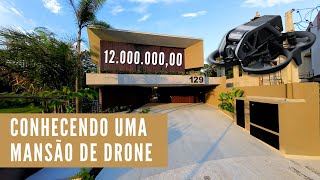 Como é Voar dentro de uma Mansão de Luxo com um Drone FPV drone realstate imoveisdeluxo [upl. by Imhsar]