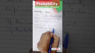 Probability basic concepts simple unconventional way Part 2 shorts [upl. by Ollecram]