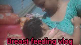 Breast feeding vlog [upl. by Suiluj]